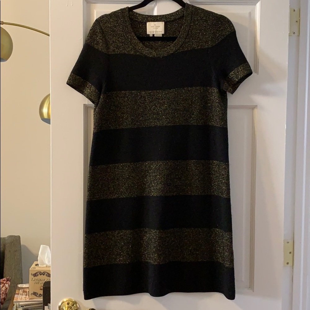 Kate Spade striped sweater dress